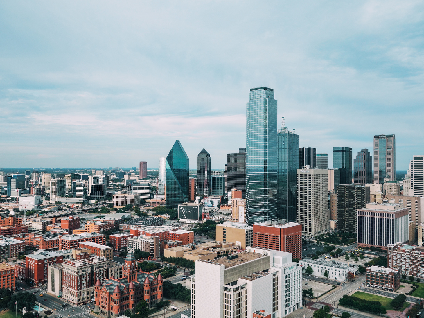 Aerial Photo Of City Buildings